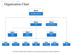 Organization chart example of ppt