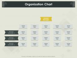 Organization chart project m838 ppt powerpoint presentation file aids