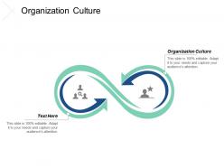 Organization culture ppt powerpoint presentation ideas slides cpb