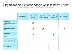Organization current stage assessment chart