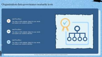 Organization Data Governance Maturity Icon