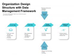Organization Design Structure With Data Management Framework