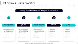 Organization Digital Innovation Process Defining Our Digital Ambition
