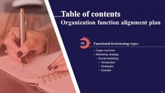 Organization Function Alignment Plan Powerpoint Presentation Slides Strategy CD V Professionally Pre-designed