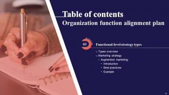 Organization Function Alignment Plan Powerpoint Presentation Slides Strategy CD V Captivating Pre-designed