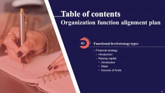 Organization Function Alignment Plan Powerpoint Presentation Slides Strategy CD V Professional