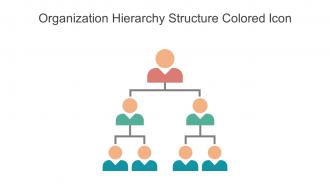 Organization Hierarchy Structure Colored Icon In Powerpoint Pptx Png And Editable Eps Format