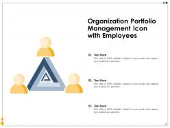 Organization Icon Business Management Employees Leadership Strategy Wheel Operation