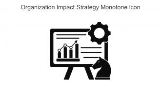 Organization Impact Strategy Monotone Icon In Powerpoint Pptx Png And Editable Eps Format