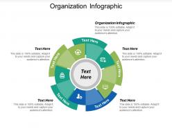 Organization infographic ppt powerpoint presentation icon layout cpb