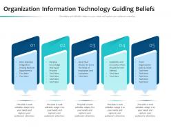 Organization information technology guiding beliefs