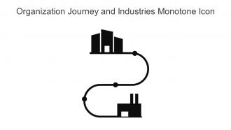 Organization Journey And Industries Monotone Icon In Powerpoint Pptx Png And Editable Eps Format