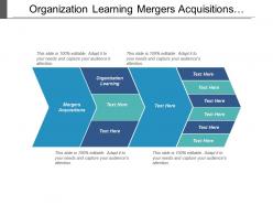 Organization learning mergers acquisitions performance measurement brand leadership cpb