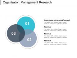 Organization management research ppt powerpoint presentation icon guidelines cpb