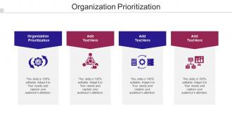 Organization Prioritization Ppt Powerpoint Presentation Ideas Outfit Cpb