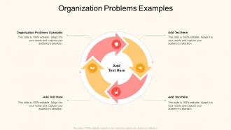 Organization Problems Examples In Powerpoint And Google Slides Cpb