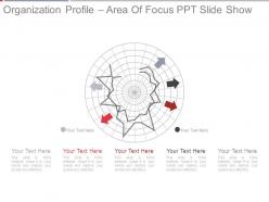 Organization Profile Area Of Focus Ppt Slide Show