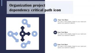 Organization Project Dependency Critical Path Icon