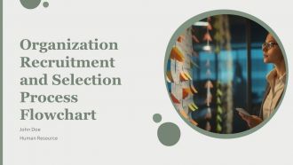 Organization Recruitment And Selection Process Flowchart PPT Summary AT