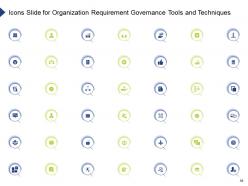 Organization requirement governance tools and techniques complete deck