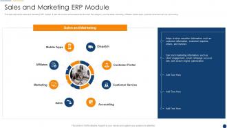 Organization Resource Planning Sales And Marketing Erp Module