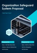 Organization Safeguard System Proposal Report Sample Example Document