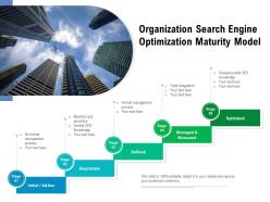 Organization search engine optimization maturity model