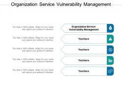 Organization service vulnerability management ppt powerpoint inspiration cpb