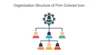 Organization Structure Of Firm Colored Icon In Powerpoint Pptx Png And Editable Eps Format