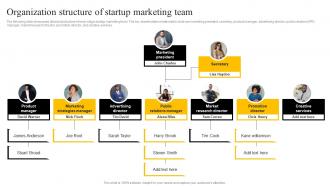 Organization Structure Of Startup Marketing Team Startup Marketing Strategies To Increase Strategy SS V