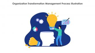 Organization Transformation Management Process Illustration