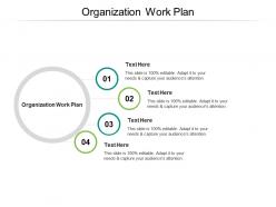 Organization work plan ppt powerpoint presentation outline design ideas cpb