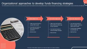 Organizational Approaches To Develop Funds Financing Strategies