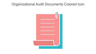 Organizational Audit Documents Colored Icon In Powerpoint Pptx Png And Editable Eps Format