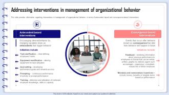 Organizational Behavior Management Addressing Interventions In Management Of Organizational