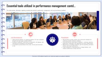 Organizational Behavior Management Essential Tools Utilized In Performance Management Impressive Template