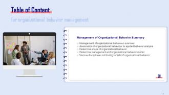 Organizational Behavior Management Powerpoint Presentation Slides Captivating Editable
