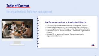 Organizational Behavior Management Powerpoint Presentation Slides Idea Impactful