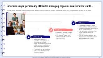 Organizational Behavior Management Powerpoint Presentation Slides Aesthatic Impactful
