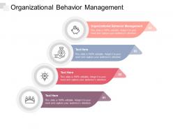 Organizational behavior management ppt powerpoint presentation infographic cpb