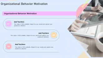 Organizational Behavior Motivation In Powerpoint And Google Slides Cpb