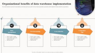 Organizational Benefits Of Data Warehouse Implementation
