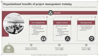 Organizational Benefits Of Project Management Training