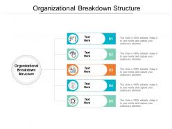 Organizational breakdown structure ppt powerpoint presentation infographic template cpb