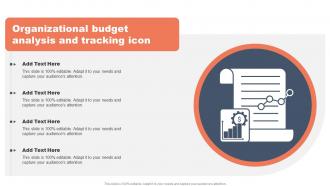 Organizational Budget Analysis And Tracking Icon