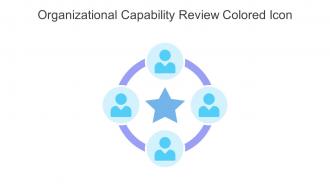 Organizational Capability Review Colored Icon In Powerpoint Pptx Png And Editable Eps Format