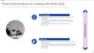 Organizational Change And Stress Physical Techniques For Coping With Stress Imagery