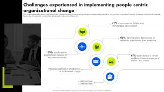 Organizational Change Management Challenges Experienced In Implementing People Centric