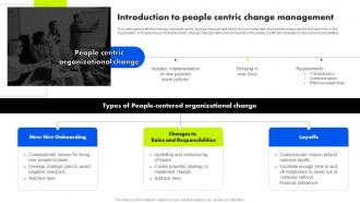 Organizational Change Management Introduction To People Centric Change Management