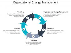 Organizational change management ppt powerpoint presentation icon graphic tips cpb